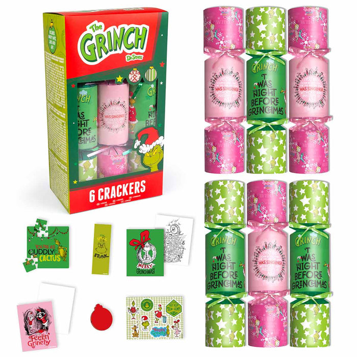 The Grinch Christmas Crackers