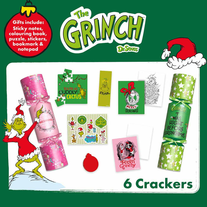 The Grinch Christmas Crackers