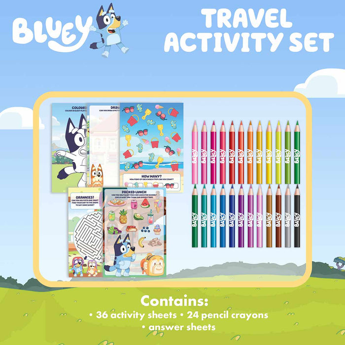 Bluey A5 Travel Activity Set