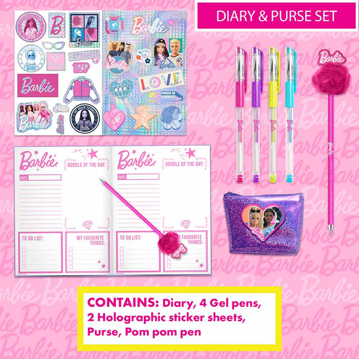 Barbie Diary And Purse Set