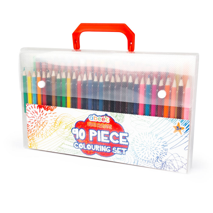 90 Piece colouring set