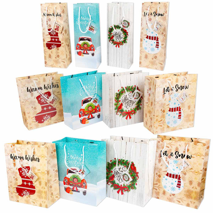 12 Christmas Gift Bags