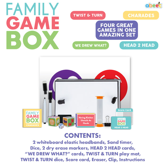 The Family Game Box | Set Of 4 Games