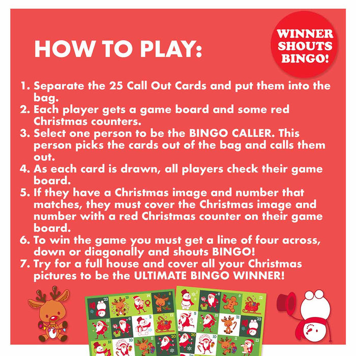 Christmas Bingo Game