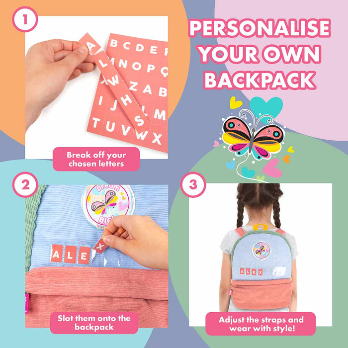 Personalise Your Own Back Pack With Pencil Case