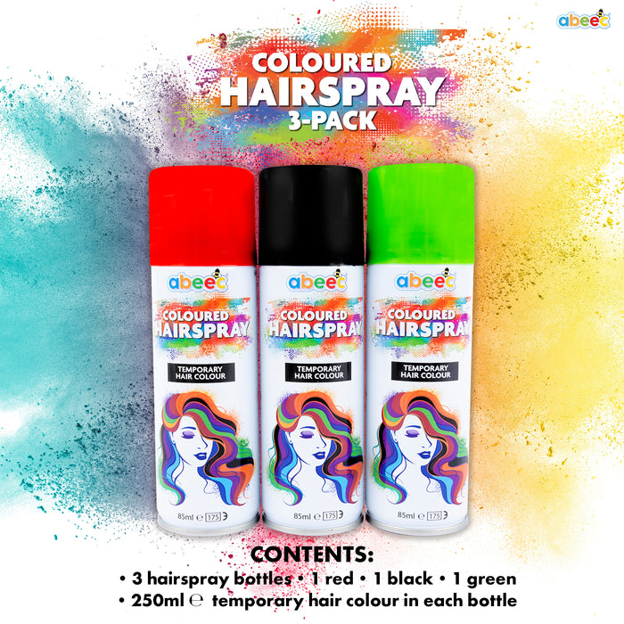 Coloured Hairspray