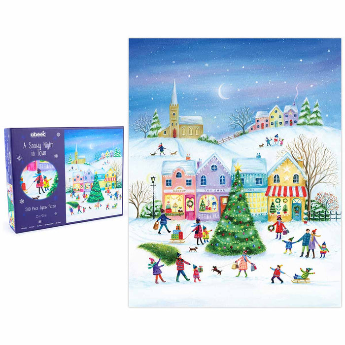 Christmas Jigsaw - A Snowy Night In Town