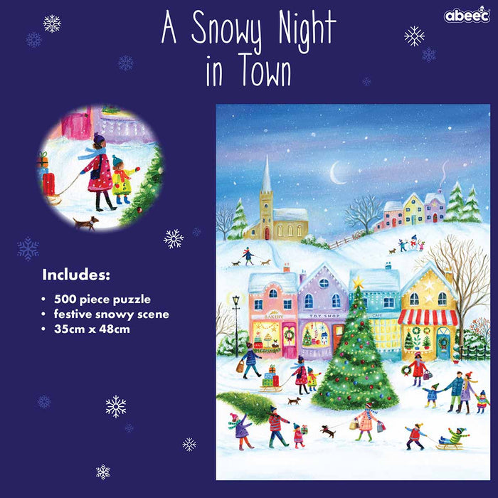 Christmas Jigsaw - A Snowy Night In Town