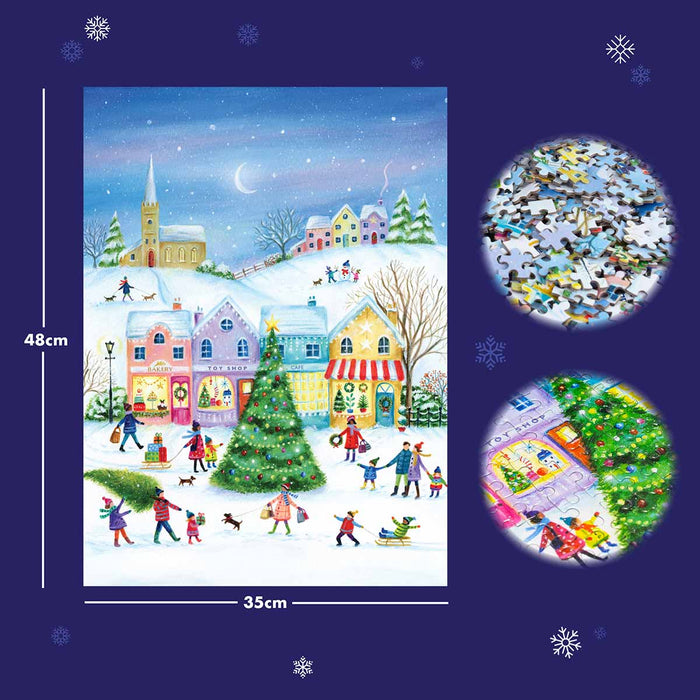 Christmas Jigsaw - A Snowy Night In Town