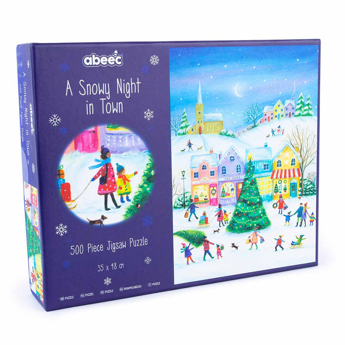 Christmas Jigsaw - A Snowy Night In Town