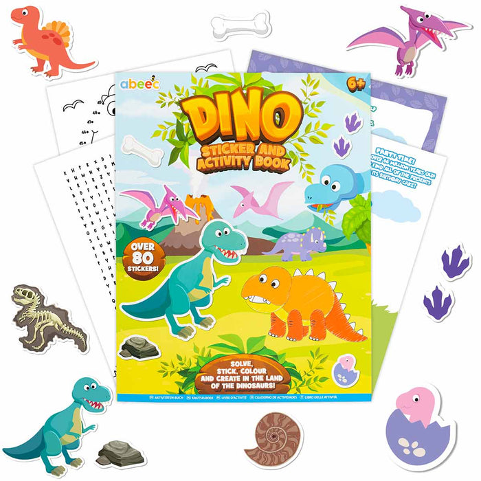 Dino Sticker And Activity Book