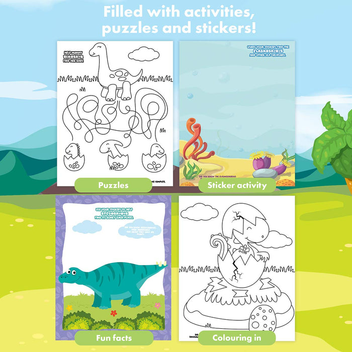 Dino Sticker And Activity Book