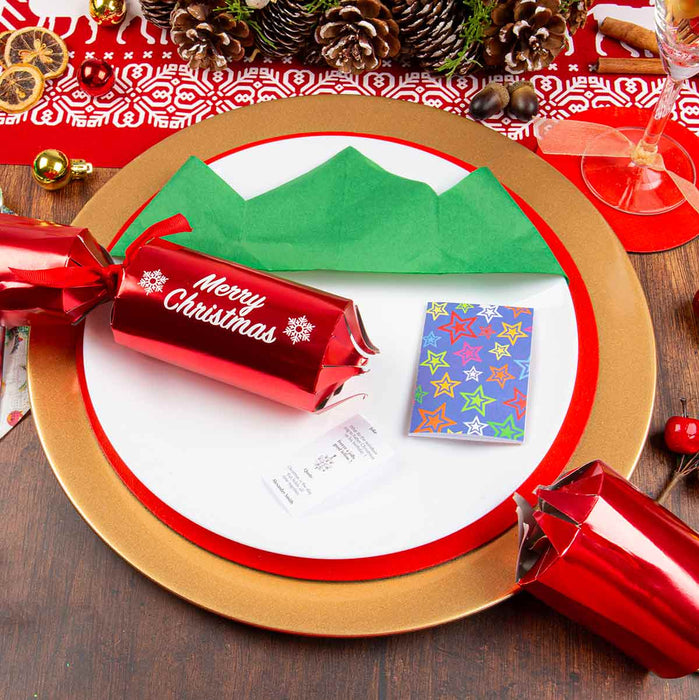 Catering Christmas Crackers - Pack Of 40 - Red & Green