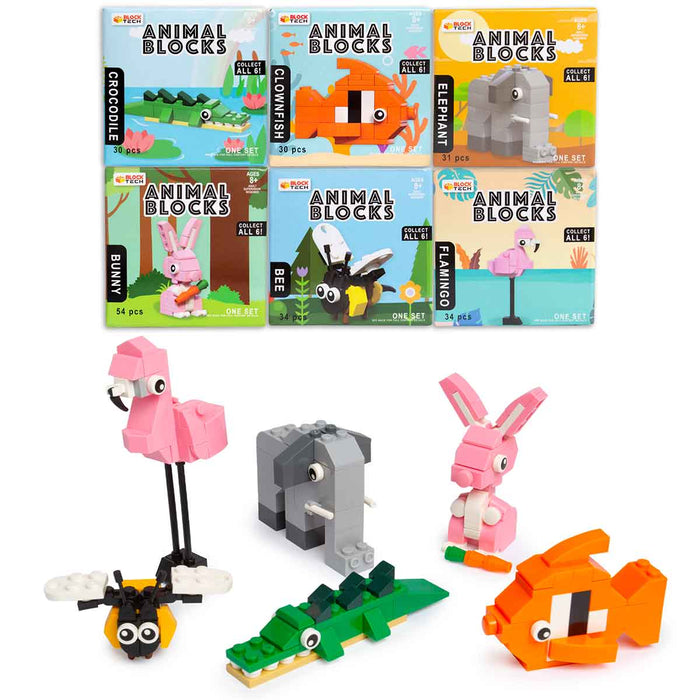 Block Tech - Animal Blocks - 6 Pack