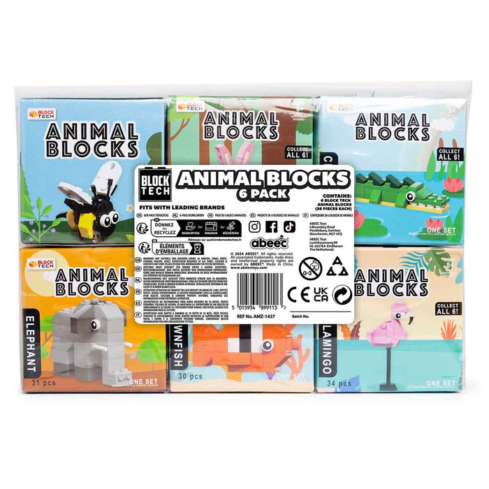 Block Tech - Animal Blocks - 6 Pack