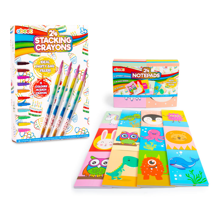 Notepad and Crayon Bundle