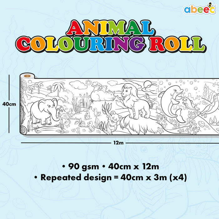 Colouring Roll & Crayons Bundle