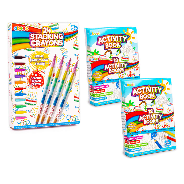 Colouring Book and Crayon Bundle