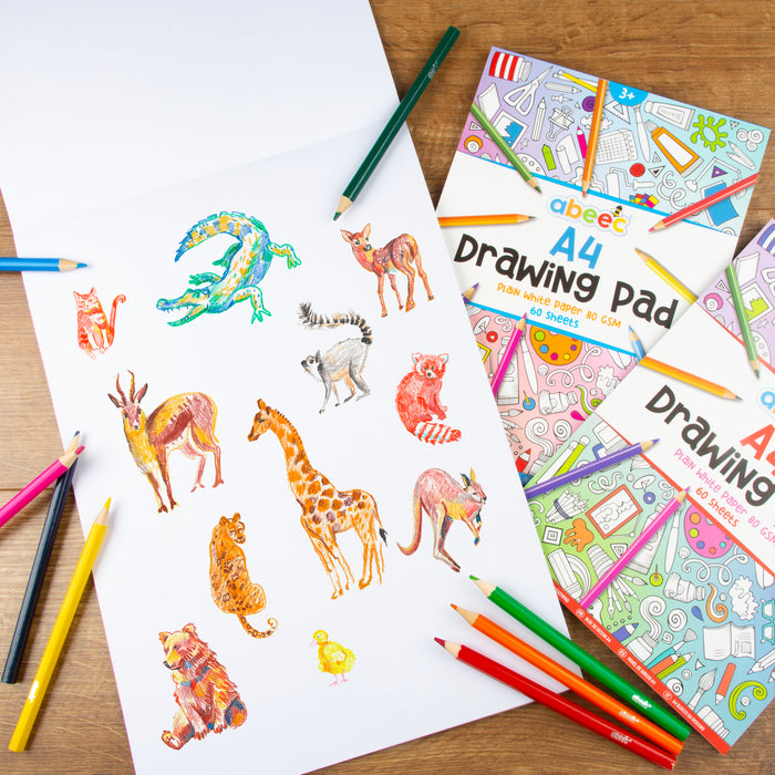 Colouring Bundle - Paper, Pencils, Felt Tips and Crayons