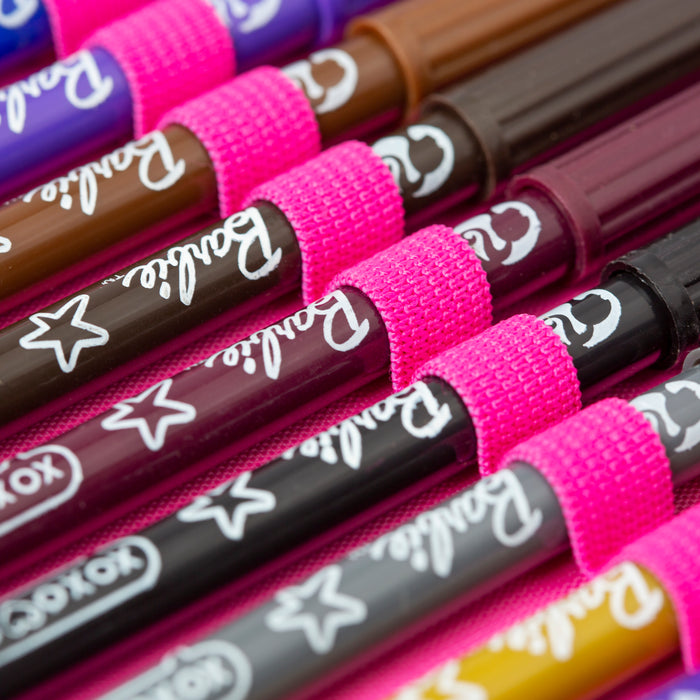 Barbie Pencil Case Set Water Scratch Reveal Colour Change Marker Doodle  Pens