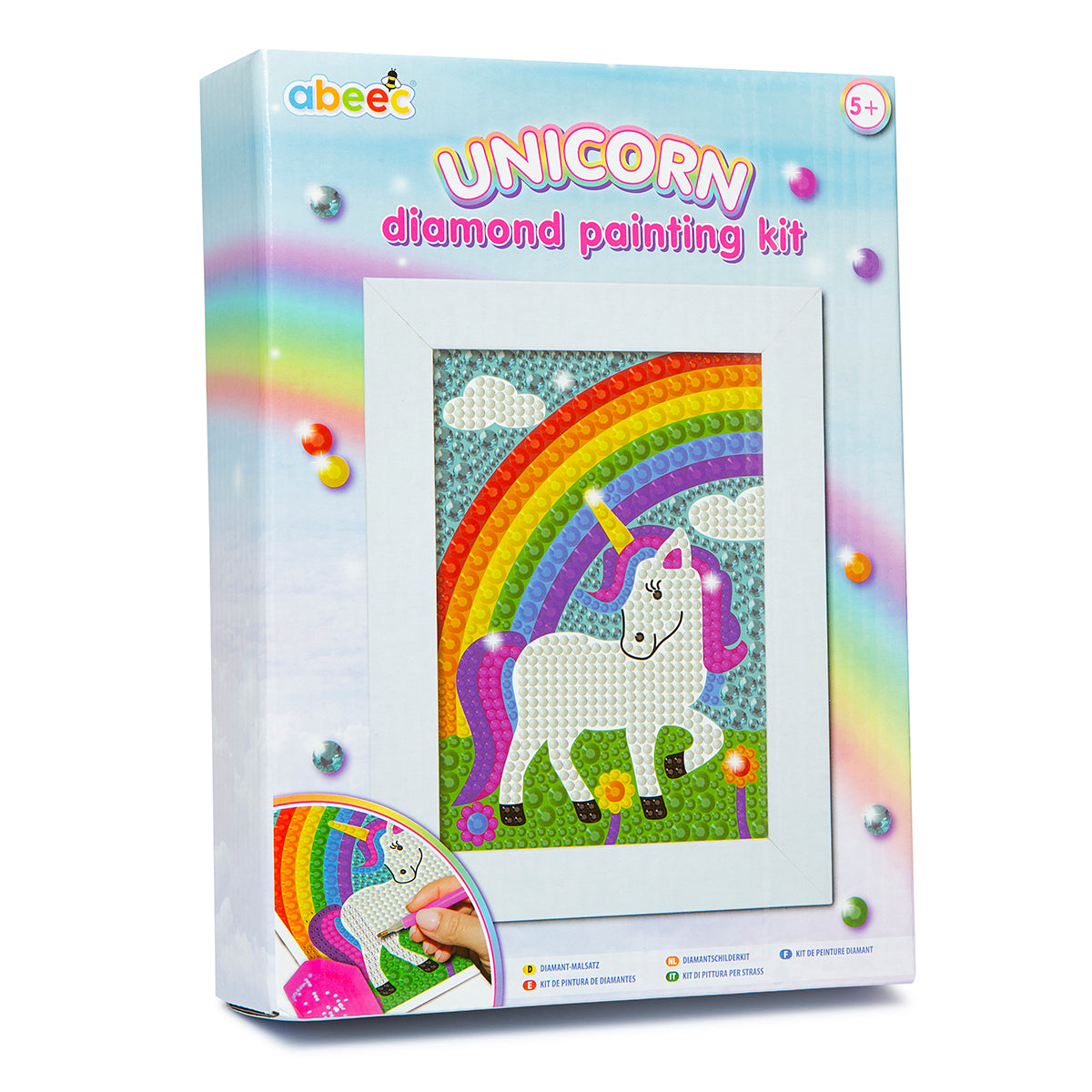 Crafting Spark Playful Unicorn Diamond Painting Kit
