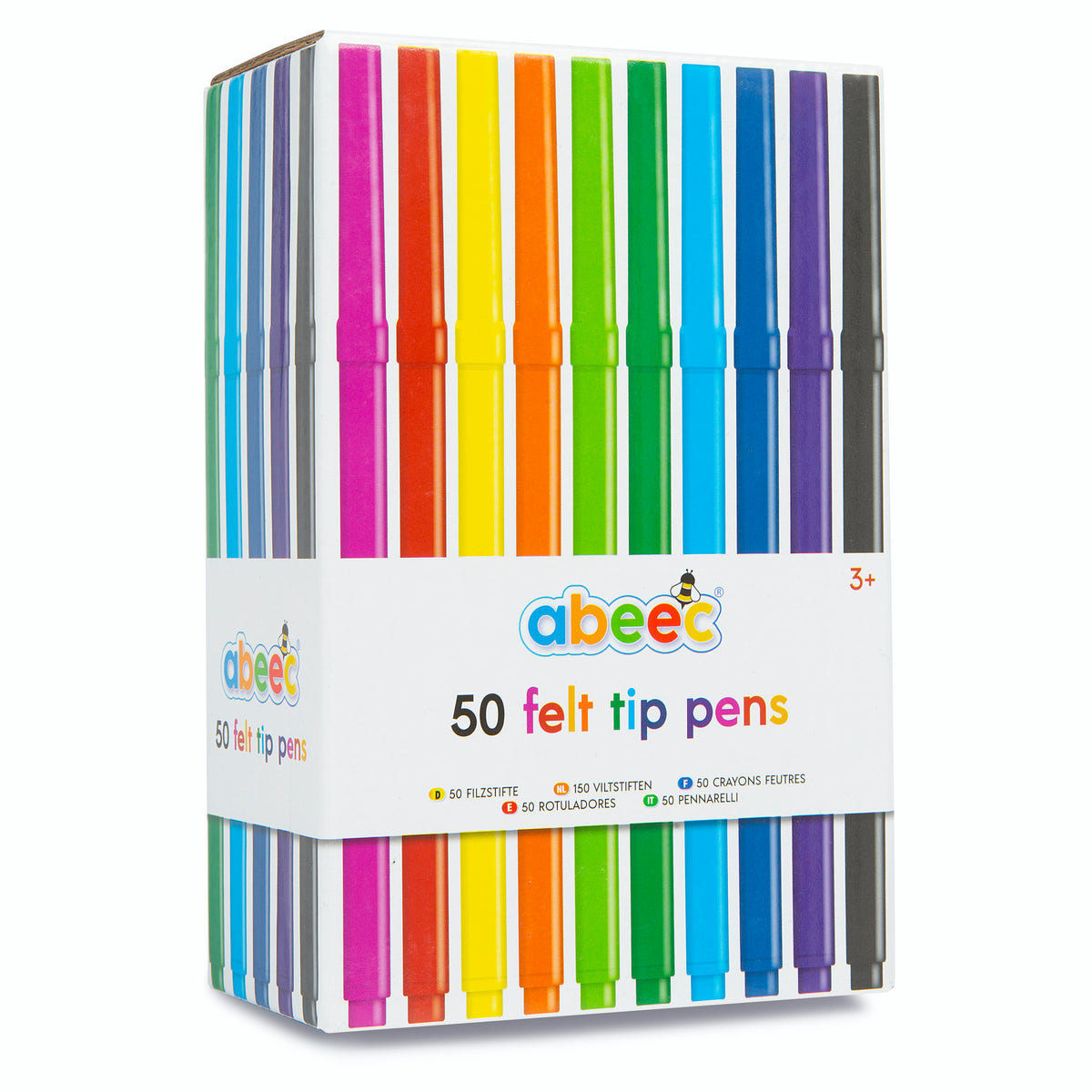 50 Kids Felt Pen Craft Colouring Pens