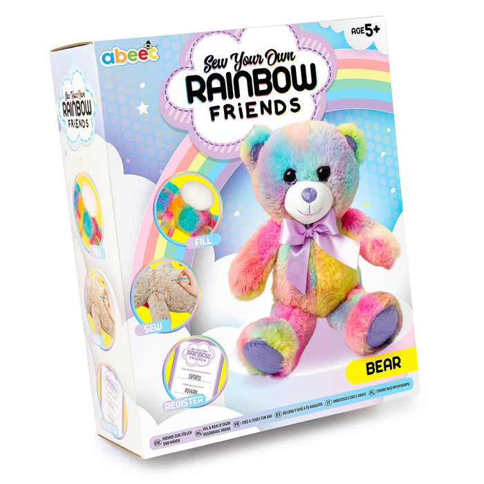 Sew Your Own Rainbow Teddy Bear