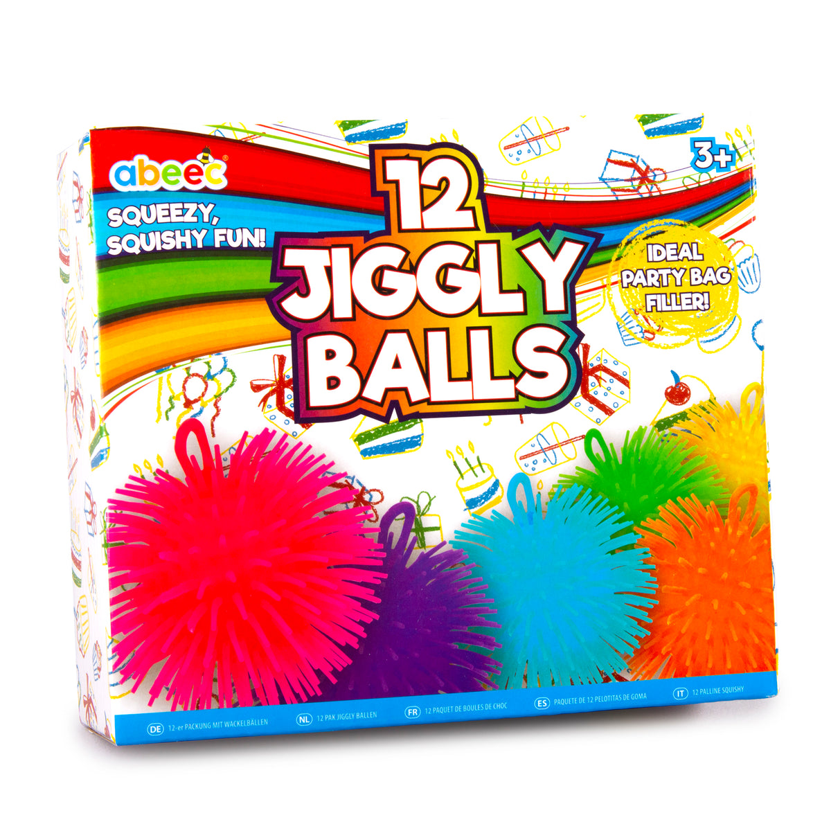 12 Mini Jiggly Balls | abeec® toys