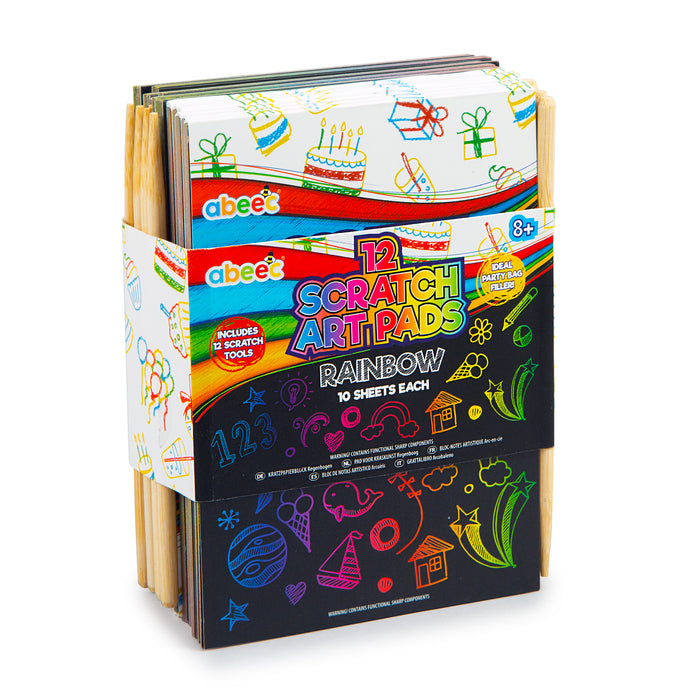 9 SHEETS OF Double-Sided Scratch Paper Art Set Rainbow Scratch-Off Craft  Kits $15.29 - PicClick AU
