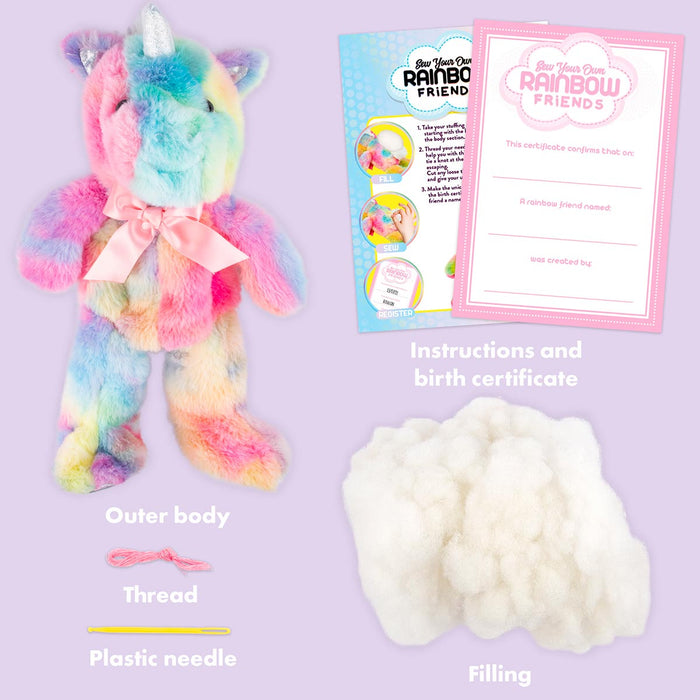 Sew Your Own Rainbow Unicorn