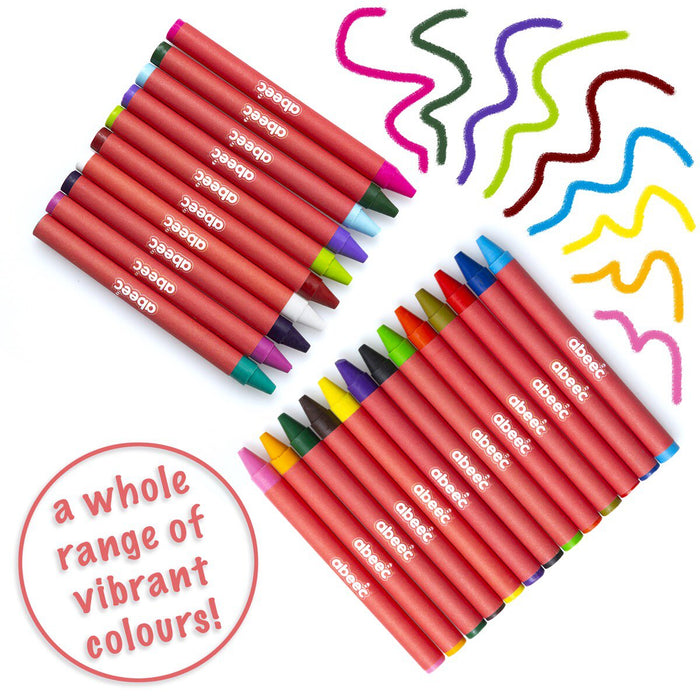 THE TWIDDLERS - 144 Boxes of Mixed Coloured Wax Crayons - 4 Crayons Per  Box, 576 Total - Perfect for School Classrooms, Restaurants Kids Colouring